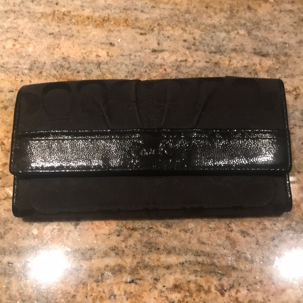 Authentic Coach Fabric Wallet